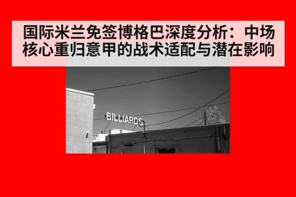 国际米兰免签博格巴深度分析：中场核心重归意甲的战术适配与潜在影响（kaiyun）
